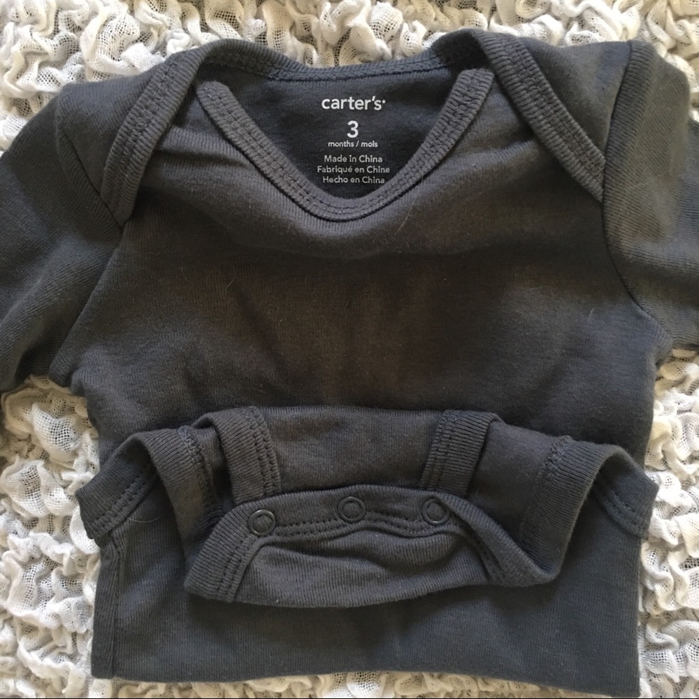 Set/2 Carters The Original Bodysuit Onesies- 3 Mos - Picture 4 of 7